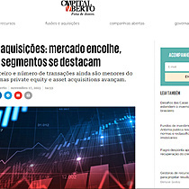 Fuses e aquisies: mercado encolhe, mas dois segmentos se destacam